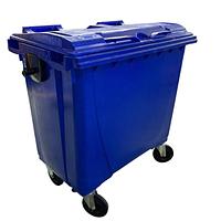 Garbage cube 1,000 liters blue