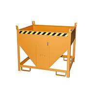 Silo Container, painted, orange yellow