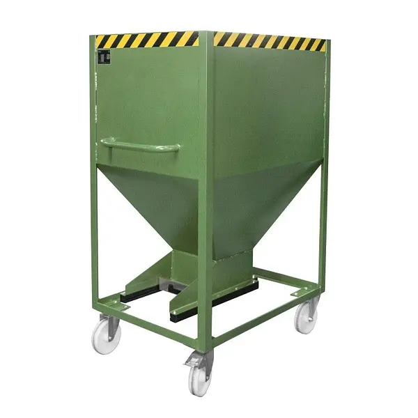 Silo Container, pintado, verde Reseda