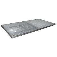 Bandeja derrames de protección de suelo, galvanized