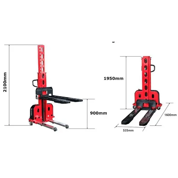 Apilador Autoportante 500kg a 900mm (Altura Total 1200mm)