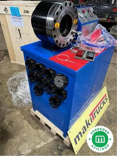 Electric hose crimping machine