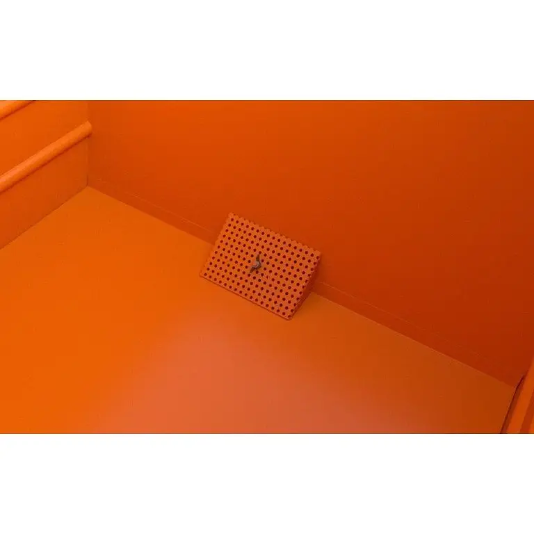 Volquete apilable de virutas, pintado, Amarillo naranja