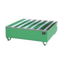 Spline Sump, painted, green Reseda