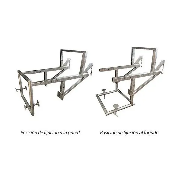 Universal support for debris