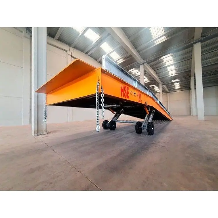 Loading ramp electric 12 ton. with battery platform