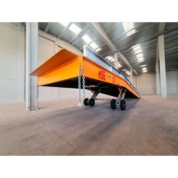 Loading ramp electric 12 ton. with battery platform