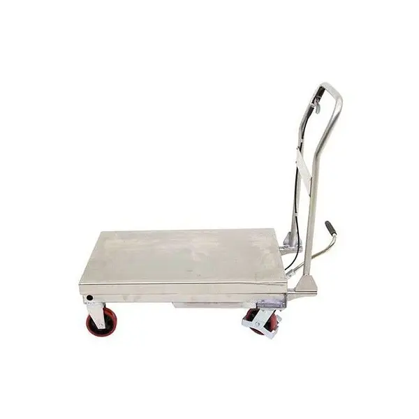 Mesa Elevadora Manual 450kg a 890mm (INOX)