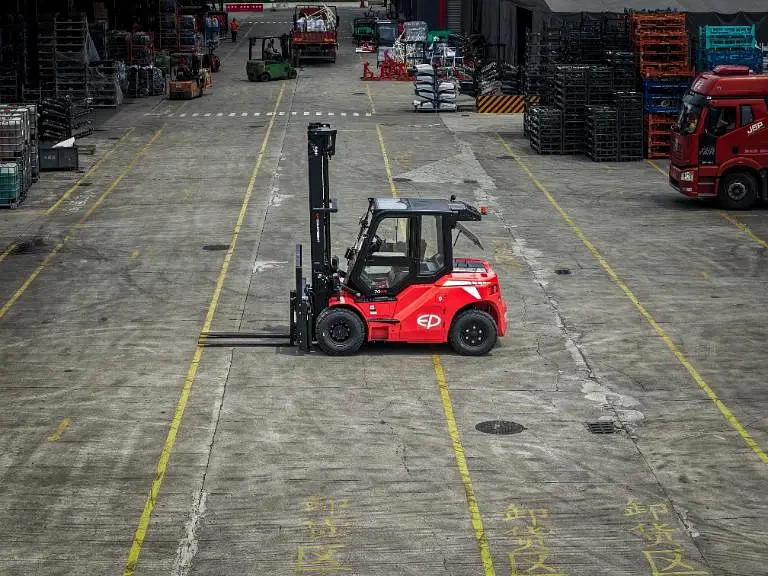 High Capacity Electric Counterbalanced Forklift 7.0T - EFL70-6-HV-PRO
