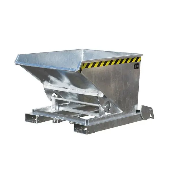 Contenedor basculante, galvanizado en caliente