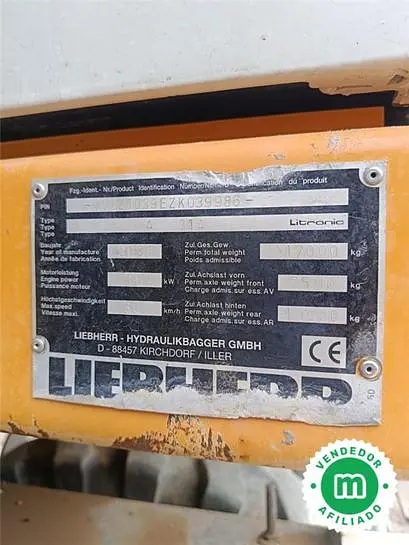 Excavadora de ruedas Liebherr A 314 Litronic