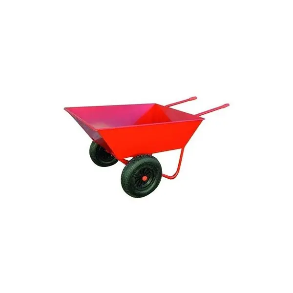 Steel cube cart with 2 wheels