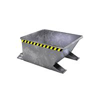 Contenedor basculante, galvanizado en caliente