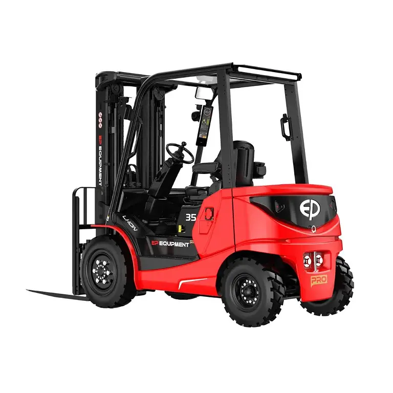 4-wheel Li-ion Counterbalance Forklift 3.5T - EP EFL35-PRO