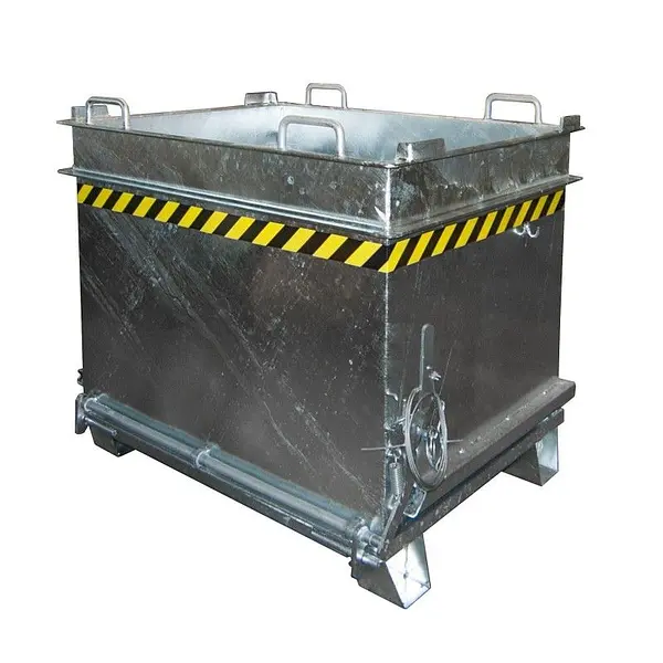 Contenedor de materiales de construcción, galvanizado en caliente