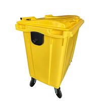 Garbage cube 1,000 liters yellow
