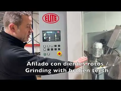 Máquina de afilado y desbaste de acero Elite MVB 850 para sierras circulares de dientes de carburo de tungsteno