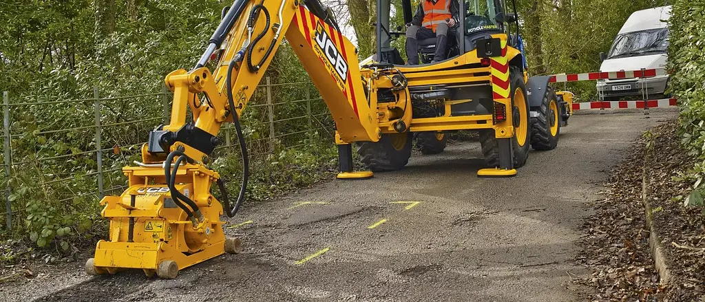 JCB Alisadora de parches Aditamentos especializados