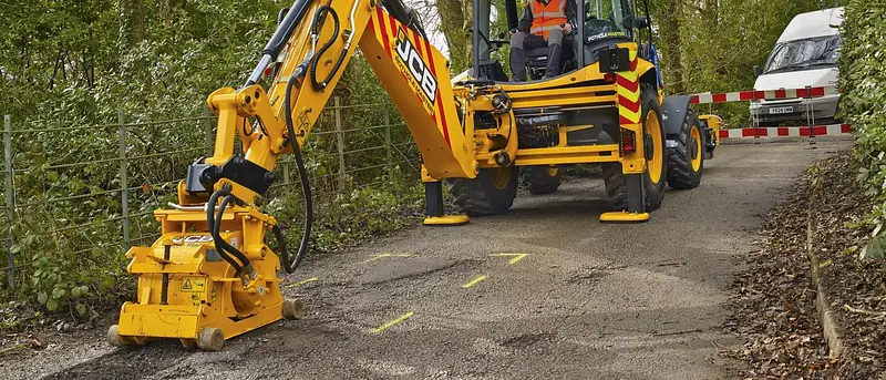 JCB Alisadora de parches Aditamentos especializados