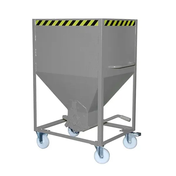 Silo Container, pintado, gris ratón