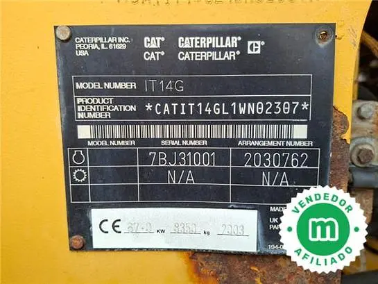 Caterpillar IT14G loader
