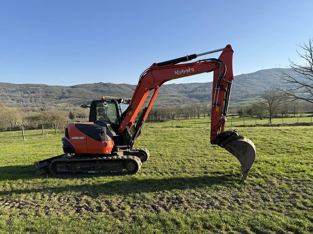 Miniexcavadora Kubota KX080-4