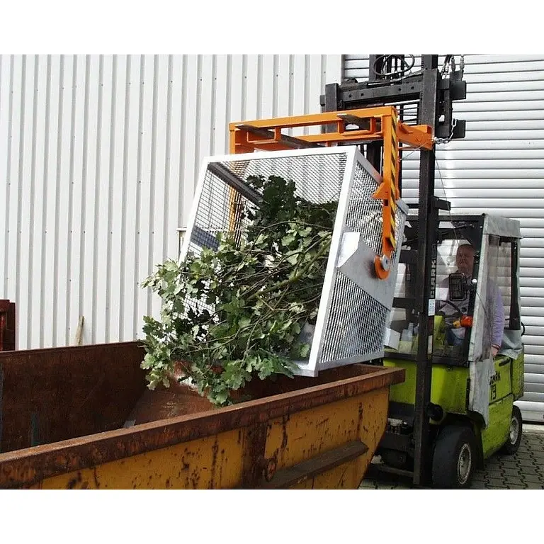 Container 500kg capacity, Orange yellow