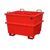 Contenedor universal, pintado, Rojo fuego