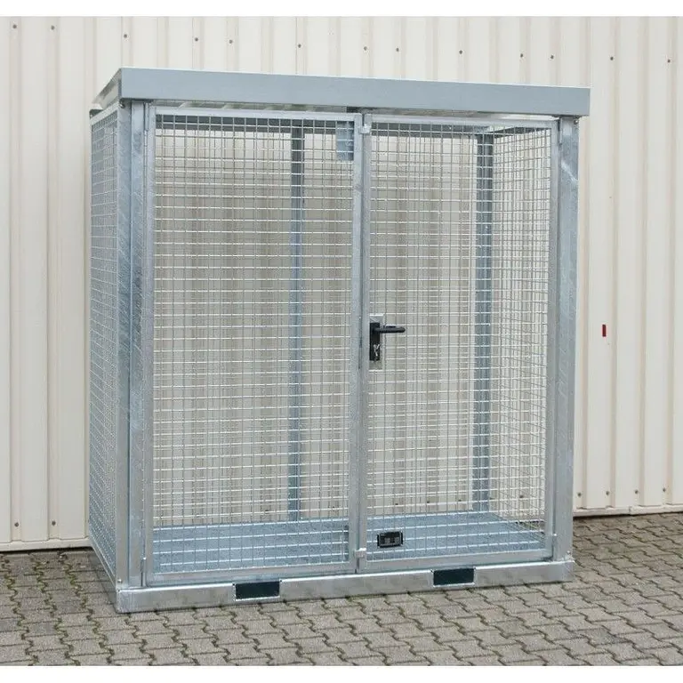 Gas bottle storage container