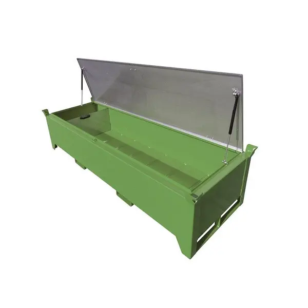 Fluorescent tube case painted red fire