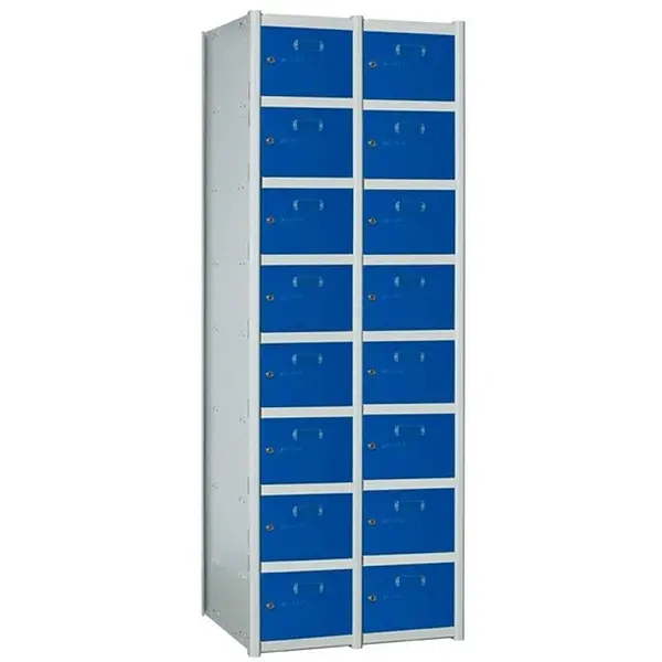 8 door metal locker module
