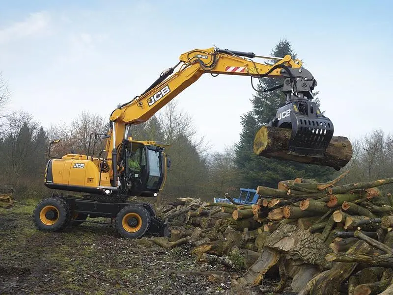 JCB JS160W wheeled excavator