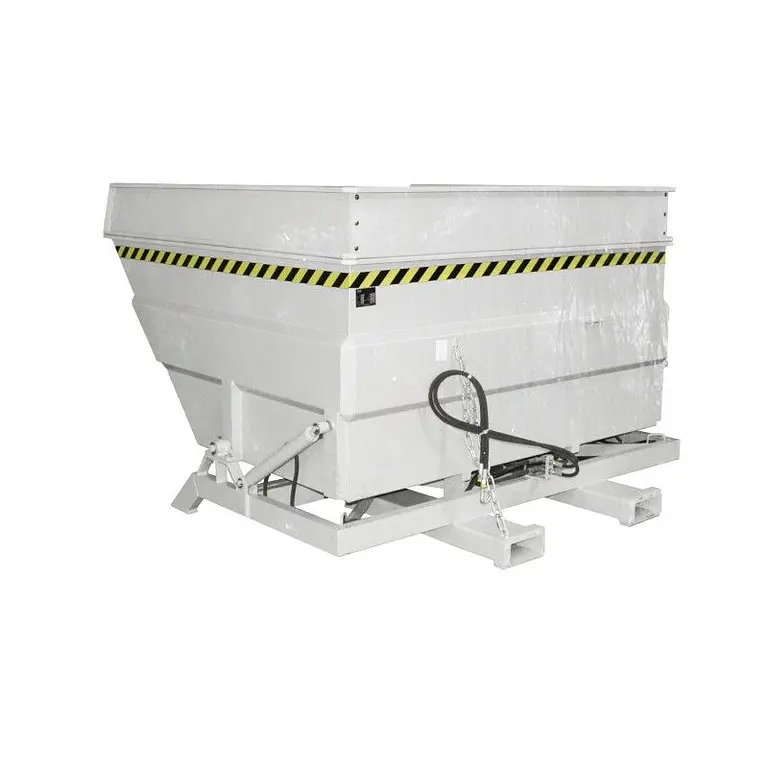 Contenedor basculante, galvanizado en caliente