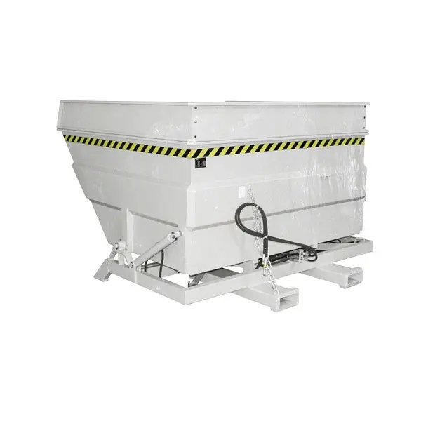 Contenedor basculante, galvanizado en caliente
