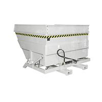 Contenedor basculante, galvanizado en caliente