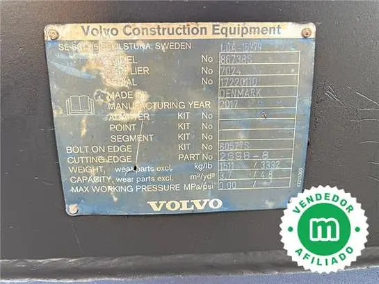 Cuchara cazo Volvo L120E L110E