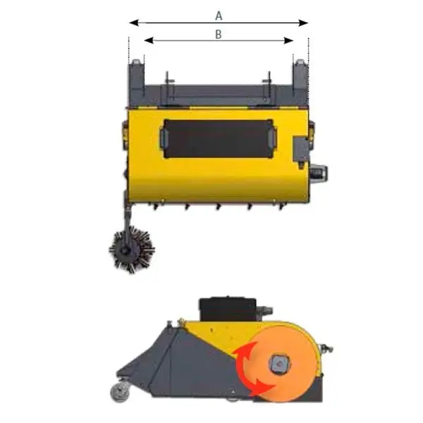 Sweeper for mini excavator