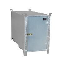 Fluorescent tube box painted gray