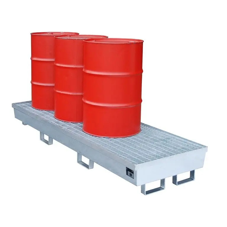 Hot-dip galvanized collector tray