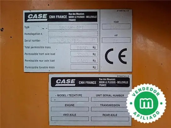 Retroexcavadora Case 580SR