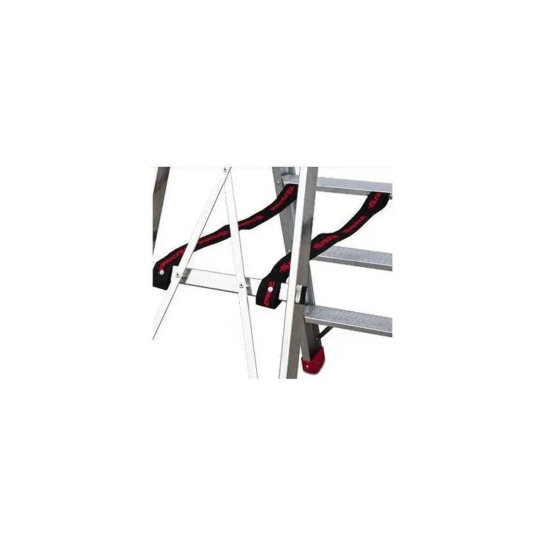 Ladder professional in aluminum with comfortable steps