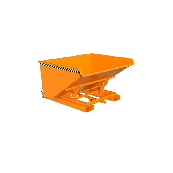 Contenedor de virutas, pintado, Amarillo naranja