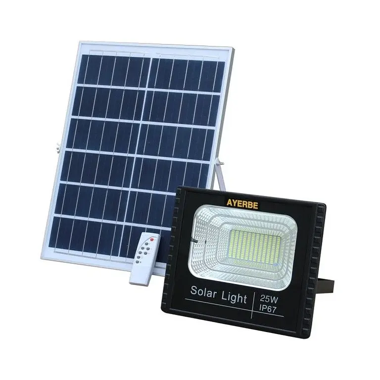 Foco solar 25W con control remoto