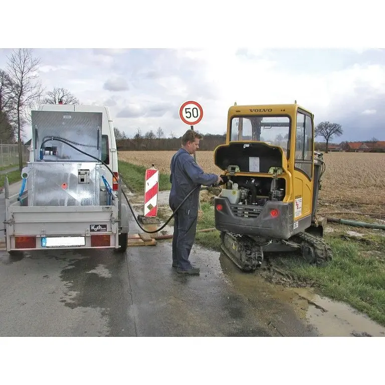 Contenedor de combustible galvanizado