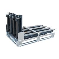 Fork storage rack hot galvanized