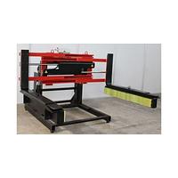 Forklift truck attachment for concrete blocks