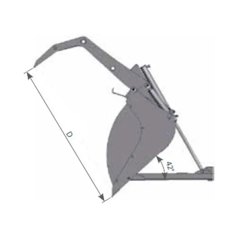 Bucket with Grapa over Fork