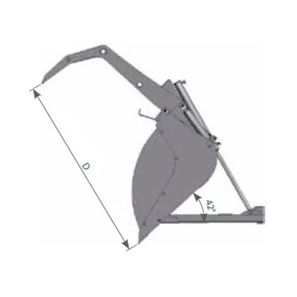 Bucket with Grapa over Fork