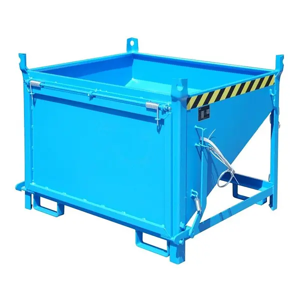 Silo Container, pintado, Azul claro