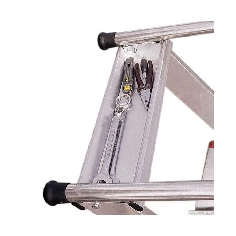 Ladder Robust with Platform, Wheels and Pells